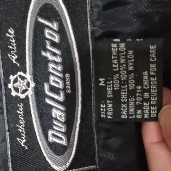 Dual Control authentic article leather vest sz(m) - Picture 8 of 9